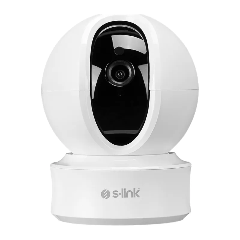 S-LINK SL-IND04, Ev/Bebek Güvenlik Kamerası, WiFi, 2Mpix, 3.6mm Lens, 10m. Gece Görüşü, Hareket algılama, İki Yönlü Ses, Micro SD Kartlı, TUYA Yazılım