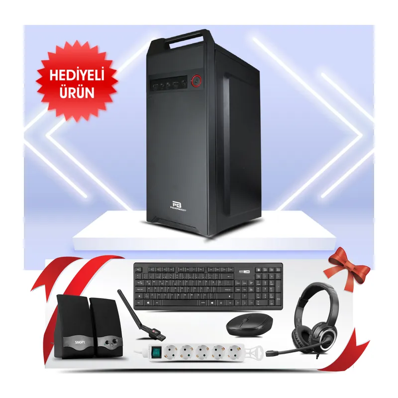 FORCE-F3K, Intel i5-12400, 16Gb Ram, 512Gb SSD, Paylaşımlı Ekran Kartı, OEM PAKET