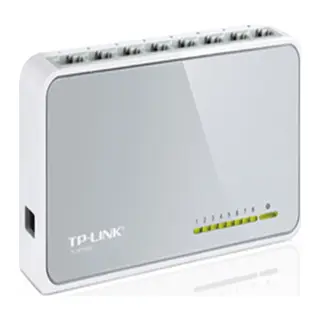 TP-LINK TL-SF1008D 8 Port 10-100 MBPS - SWITCH PLASTIK KASA