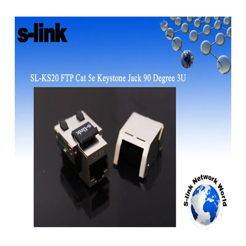 S-LINK SL-KS20 FTP CAT5E 3U 90 DERECE KESTONE JACK