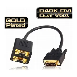 Dark DK-HD-ADVIX2VGA Dvı Erkek / 2 x Vga Dişi Dönüştürücü