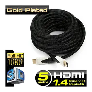DARK DK-HD-CV14L500 Hdmi to Hdmi (5 Metre) Altın Uç Görüntü Kablosu