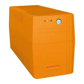 MAKELSAN LION 650VA Line Interactive 5-12 Dk. Led Ekran UPS 1*12V 7AH