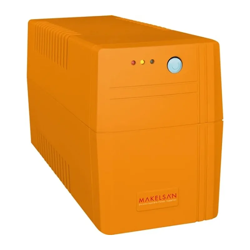 MAKELSAN LION 650VA Line Interactive 5-12 Dk. Led Ekran UPS 1*12V 7AH