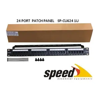 SPEED SP-CU624 24 PORT UTP CAT6 PATCH PANEL