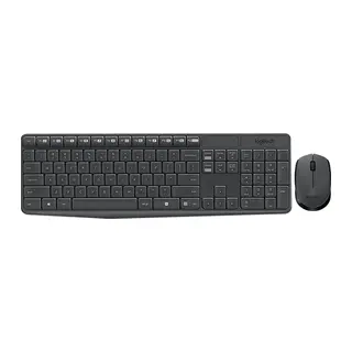 Logitech MK235 Q Kablosuz Usb Siyah Multimedya Klavye/Mouse Set 920-007925