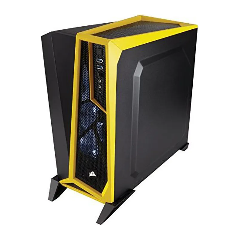CORSAIR Spec-Alpha CC-9011094-WW (Powersız) Çelik Siyah/Sarı Pencereli Gaming Kasa