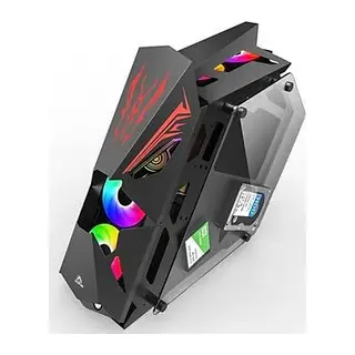 REVENGE DARK LORD 650W 80+ TEMPERLI CAM SIYAH 8X12CM RGB FAN ROBOTİK ATX KASA
