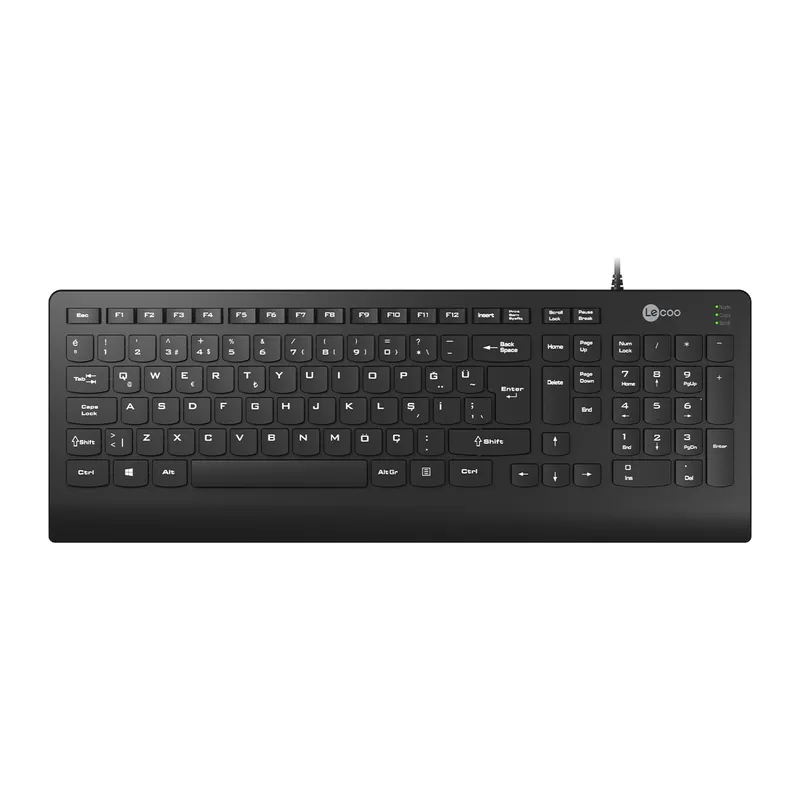 LENOVO LECOO KB103 Q Usb Standart Siyah Klavye