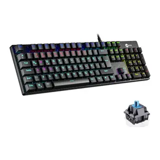 LENOVO LECOO KG1101 Q TRK Usb+Makro Tuşlu Mekanik+Blue Switch RGB Aydınlatmalı Gaming Klavye