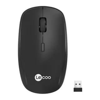 LENOVO LECOO WS203 Kablosuz 2400DPI+4 Tuşlu Siyah Mouse