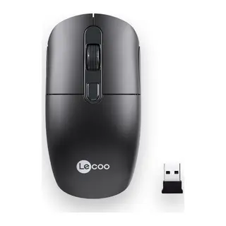 LENOVO LECOO M2001 Kablosuz+USB 1600DPI+4 Tuşlu Siyah Mouse