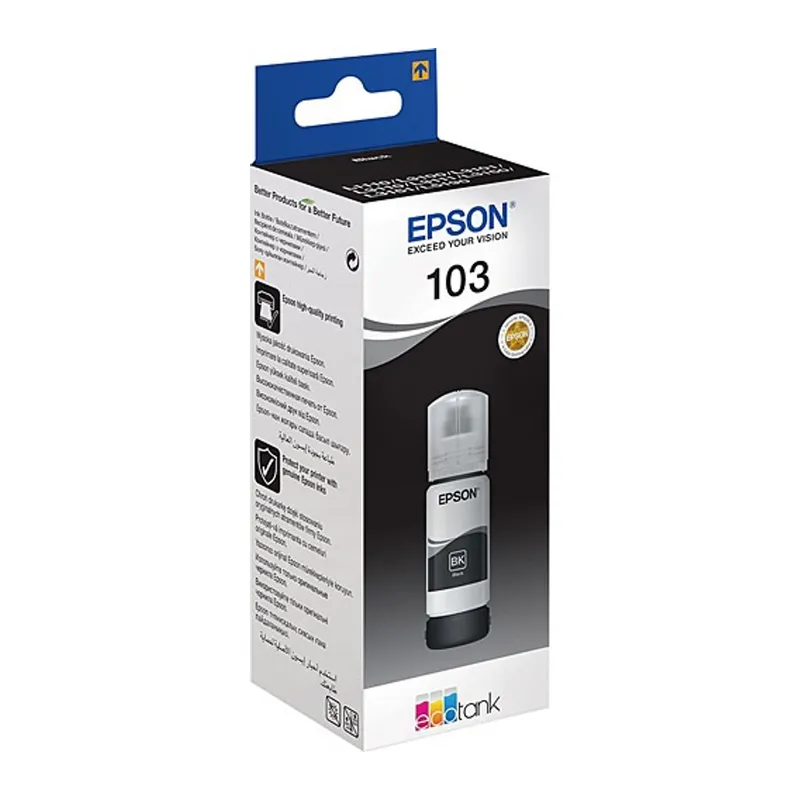 EPSON T00S14A 103 BLACK SIYAH ŞIŞE MUREKKEP L1210/3210/3250-51/5290