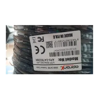 APRONX CAT6 23AWG 305MT OUTDOOR 0.57MM UTP KABLO Siyah