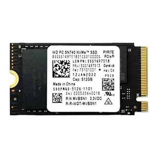 WD SN740 2242 512 GB PCIe 4.0 NVMe M.2 5.000 MB/sn 4.000 MB/sn SSD (Kutusuz)