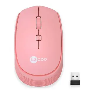 LENOVO LECOO WS202-P Kablosuz 1600DPI+4 Tuşlu Sessiz Pembe Mouse