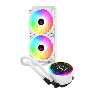 RAMPAGE HELIOS C15 (BEYAZ) SICAKLIK GÖSTERGELİ ARGB LED 240MM SIVI SOĞUTMA SISTEMI