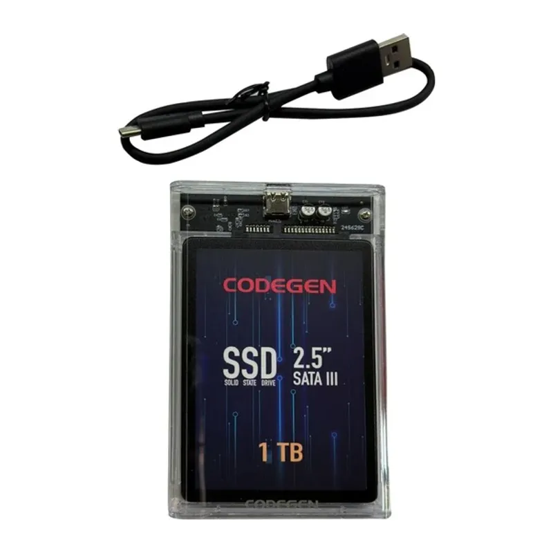 CODEGEN 1TBSSDEXT2 1TB USB 3.0 TAŞINABILIR SSD SİYAH