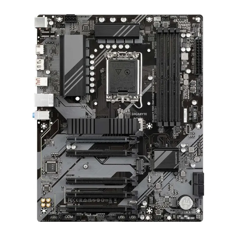 GIGABYTE B760 DS3H DDR4(x4) HDMI DP M.2 x 2X 16x 1700P USB 3.2 TYPE-C (12-13-14. Nesil)