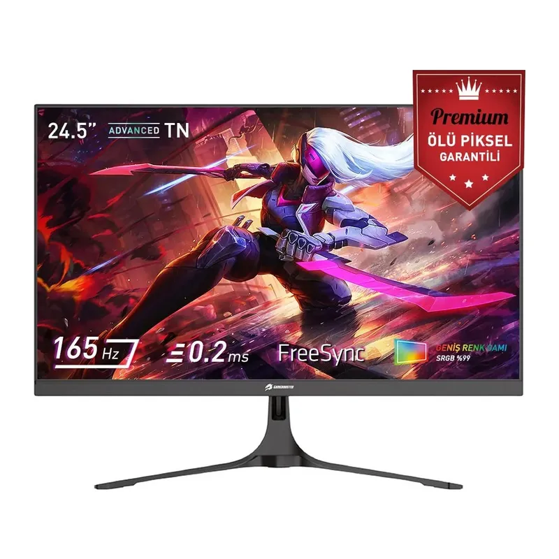 GAMEBOOSTER 24.5 GB-2516FF TN FREESYNC,G-SYNC 0.2Ms 165Hz HDMI+DP FHD GAMING MONITÖR
