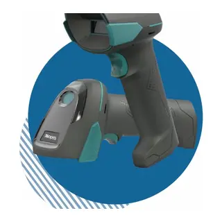 RİOPOS RP 100 Barkod Okuyucu 2D EL TİPİ (1D) ve Karekod (2D) Kablosuz (USB+Bluetooth)