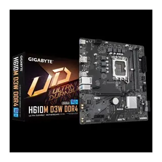 GIGABYTE H610M-D3W DDR4 3200 HDMI / DP M.2 1700P USB 3.2 Gen1 (12-13-14. Nesil)