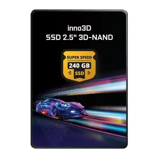 INNO3D SUPER SPEED 2.5 240GB SATA3 520-460MB/s 3D NAND SSD DISK (52808-240GB-INNO)