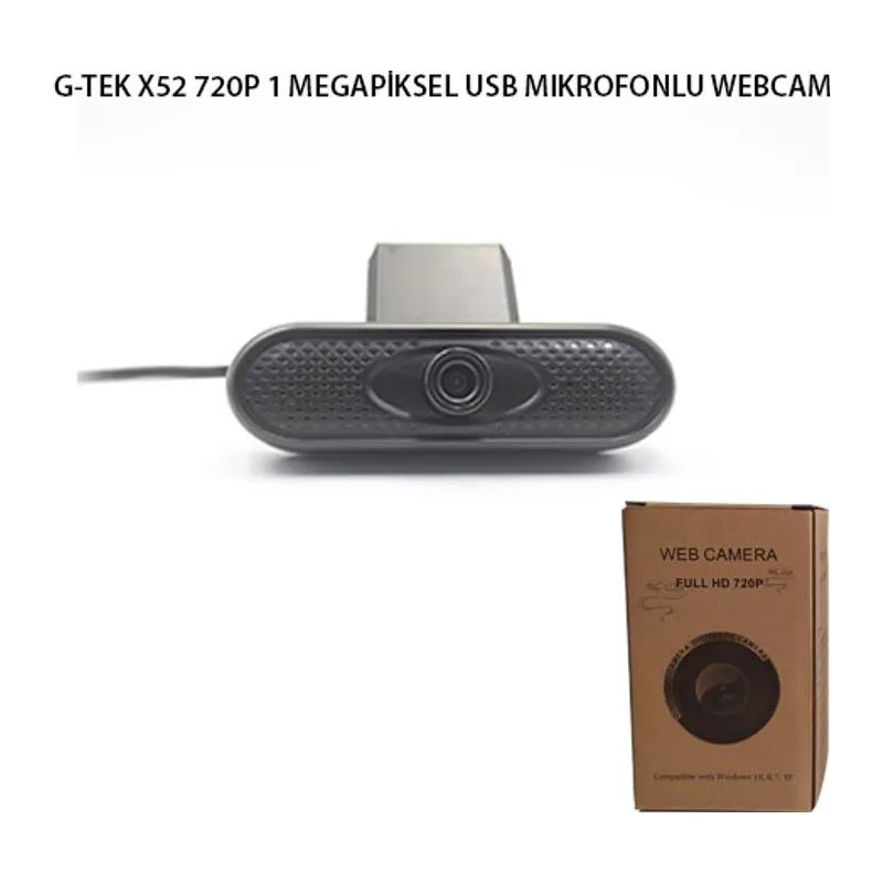 G-TEK X52 720P USB MIKROFONLU WEBCAM