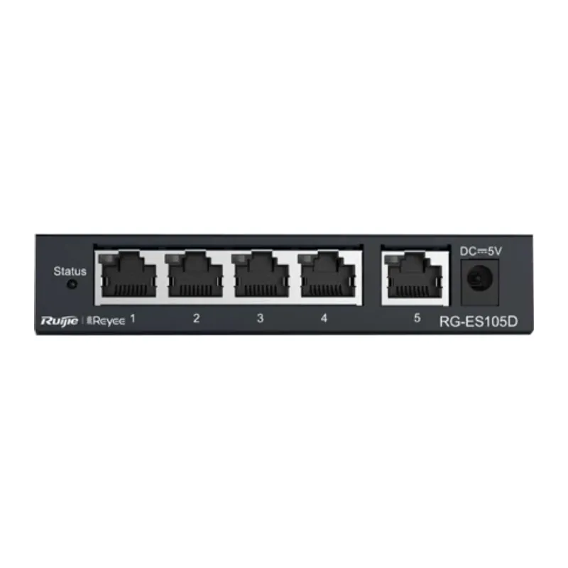 RUIJIE Reyee 5 Port RG-ES105D 10/100 Yönetilemez Çelik Kasa Switch