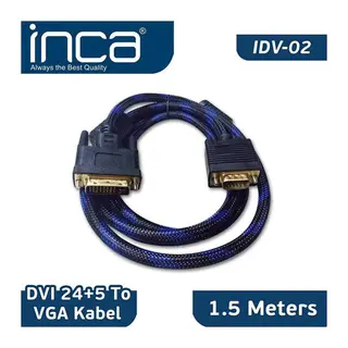 INCA IDV-02 DVI 24+5 TO VGA ÇEVIRICI KABLO