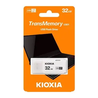 KIOXIA 32GB U301W USB 3.2 GEN 1 FLASH BELLEK Beyaz