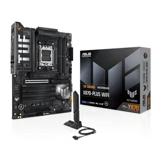 ASUS TUF GAMING X870-PLUS WIFI DDR5 8000MHZ 1XHDMI 2XUSB4 4XM.2 ATX AM5 (AMD AM5 9000/8000/7000 SERİLERİ İLE UYUMLU)