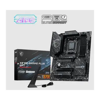 MSI X870E GAMING PLUS WIFI DDR5 8200MT/S 1XHDMI 3XM.2 USB ATX AM5 (AMD AM5 9000/8000/7000 SERİLERİ İLE UYUMLU)