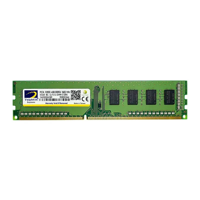 4 GB DDR3 1600MHZ TWINMOS 1.35 CL11 DT MDD3L4GB1600D
