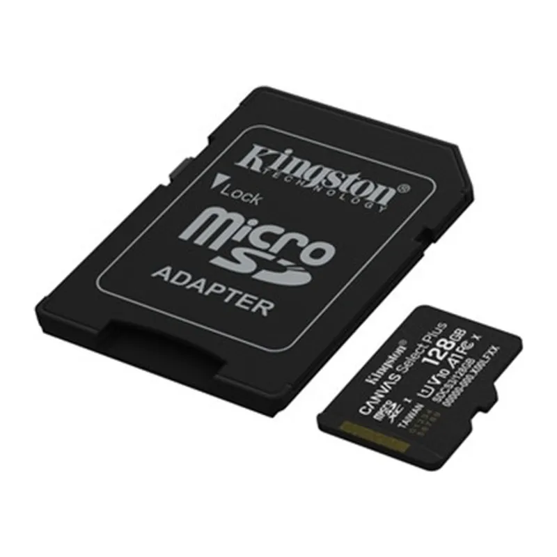 128 GB KINGSTON CANVAS SELECT PLUS MICRO SD CARD CL10 SDCS3/128GB
