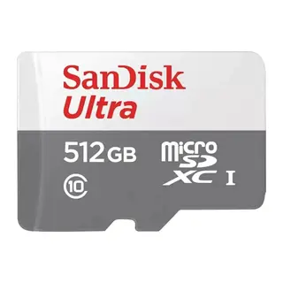 512GB SANDISK ULTRA MICROSD 100MB/S SDSQUNR-512G-GN3MN