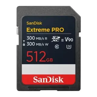 512GB SANDISK EXTREME PRO SDXC UHSII V90 SDSDXDM-512G-GN4IN