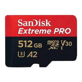 512GB SANDISK EXTREME PRO SDXC UHS-I A2 MICROSD SDSQXCD-512G-GN6MA
