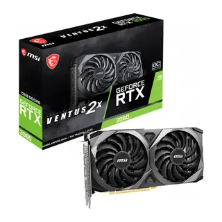MSI GEFORCE RTX3060 VENTUS 2X 12G OC 12GB GDDR6 192BIT 1XHDMI 3XDP EKRAN KARTI