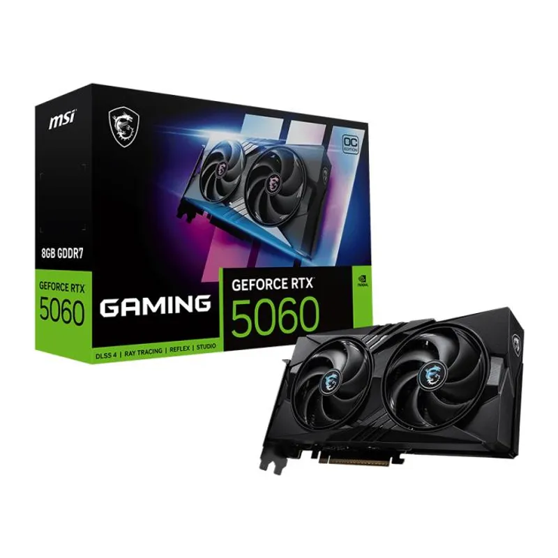 MSI GEFORCE RTX5060 8G GAMING OC 8GB GDDR7 128BIT 1XHDMI 3XDP EKRAN KARTI