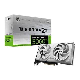 MSI GEFORCE RTX5060TI 16G VENTUS 2X OC WHITE PLUS 16GB GDDR7 128BIT 3XDP 1XHDMI EKRAN KARTI