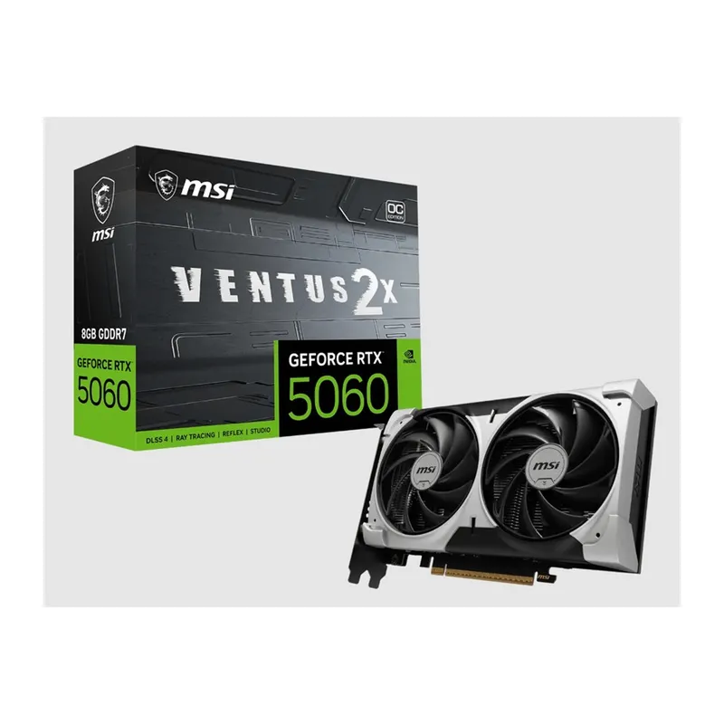 MSI GEFORCE RTX5060 8G VENTUS 2X OC V1 8GB GDDR7 128BIT 1XHDMI 3XDP EKRAN KARTI