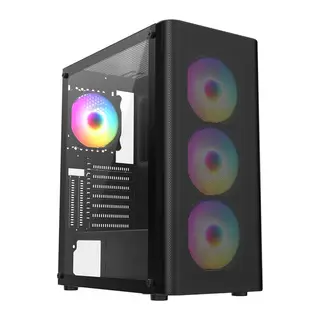 FRISBY FC-9385G 550W 4X8120MM FAN GAMİNG SİYAH KASA
