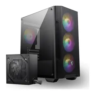 MSI MAG FORGE M100A D60 600W 80+ AKRİLİK YAN PANEL 3X120MM 1X120MM ARGB BRONZE MATX GAMING KASA