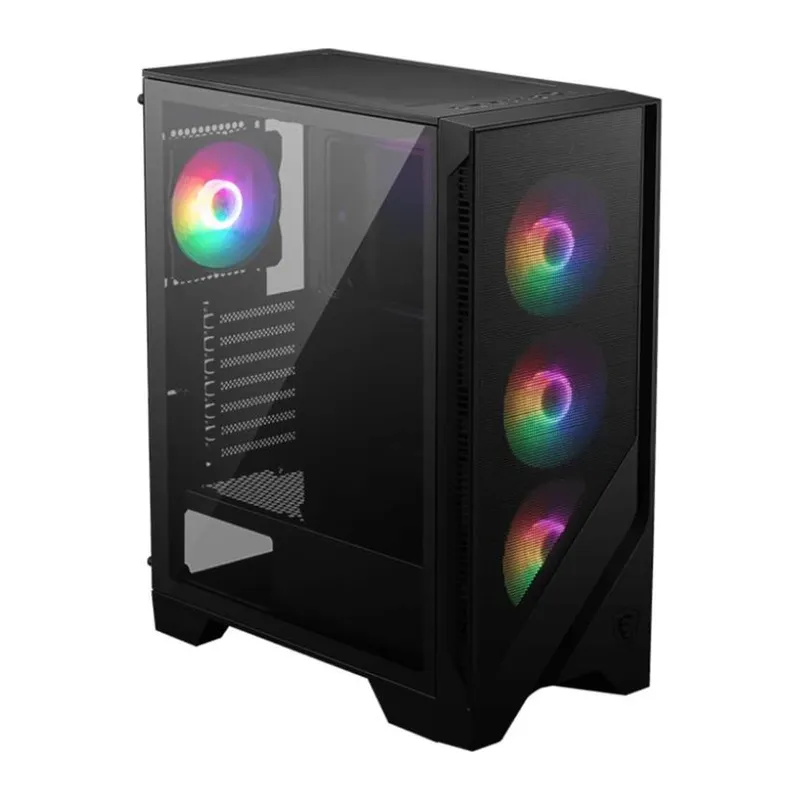 MSI MAG FORGE 120A B65 TEMPERLİ CAM 6X120MM AUTO RGB FAN 650W BRONZ ATX GAMING KASA