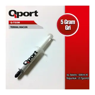 QPORT Q-T55M 5 GRAM 5W/M-K 2.7/CM3 TERMAL MACUN