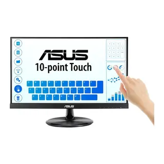 21.5 ASUS VT229H IPS 5MS 60MHZ 1XVGA 1XHDMI FHD 1920X1080 HOPARLÖR ÇERÇEVESİZ DÜŞÜK MAVİ IŞIK DOKUNMATİK EKRAN VESA