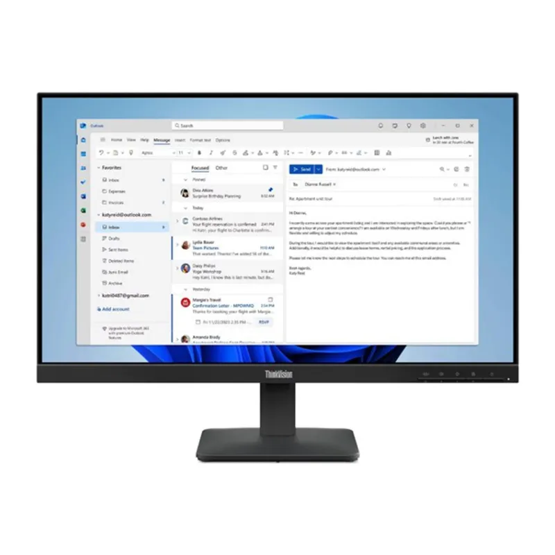 23.8 LENOVO S24-4E THINKVISION 64B5KAT1TK 4MS 100HZ HDMI+VGA WLED MONITOR (3 YIL GARANTİ)