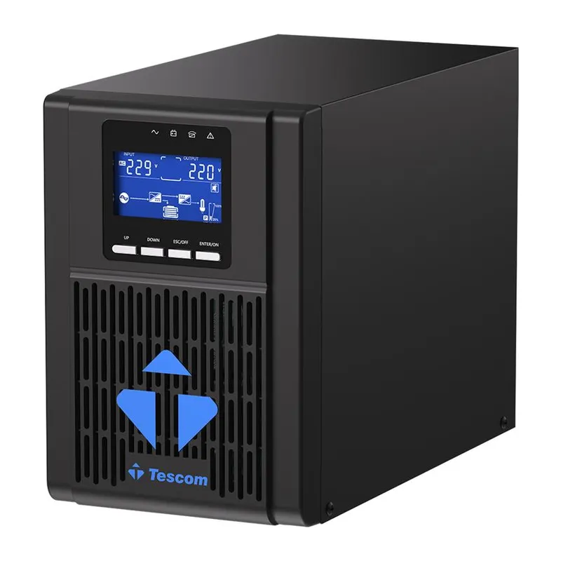 TESCOM NEOLINE 1KVA 1F/1F (2X9AH) 4/8DK LCD ONLINE UPS