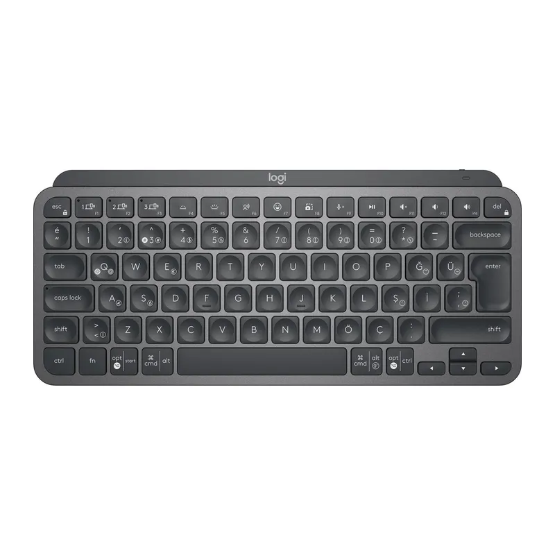 LOGITECH MX KEYS MINI MINIMALIST KABLOSUZ BLUETOOTH AYDINLATMALI Q TR KLAVYE SİYAH 920-010504